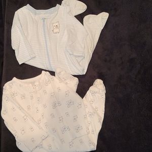 Lot of 2 Onsie Footie
